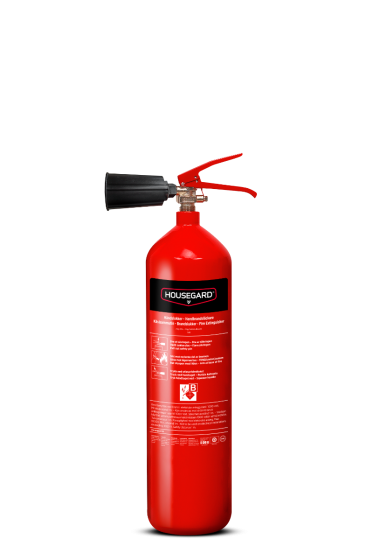 Housegard CO2-slukker 2kg rød front