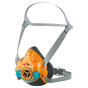 TS01 halvmaske oransje uten filter skrå