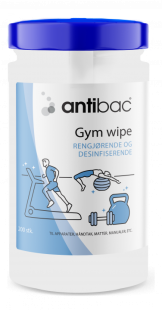 Antibac alkoholfrie servietter | 200 stk gym wipes
