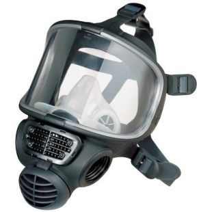 Overtrykk helmaske med klemmer Promask