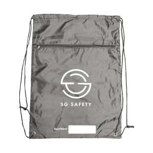SG Safety oppbevaringsbag fremside med logo