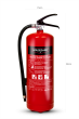Housegard pulverslukker 6 kg ABC | 43A 233BC